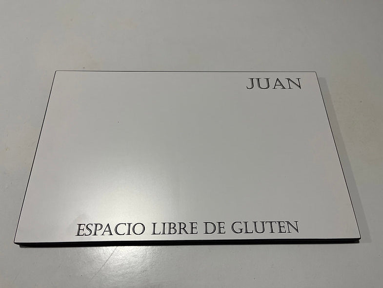 Tabla de corte personalizado
